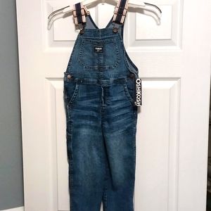 4T OshKosh Denim Overalls NWT New Unworn with Tags